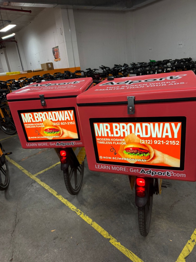 Mr. Broadway campaign, live in NYC